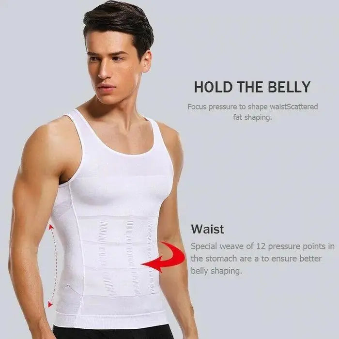 NEW Men's Solid Compression Flexvest