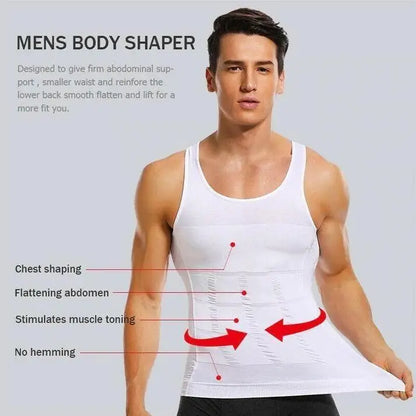 NEW Men's Solid Compression Flexvest