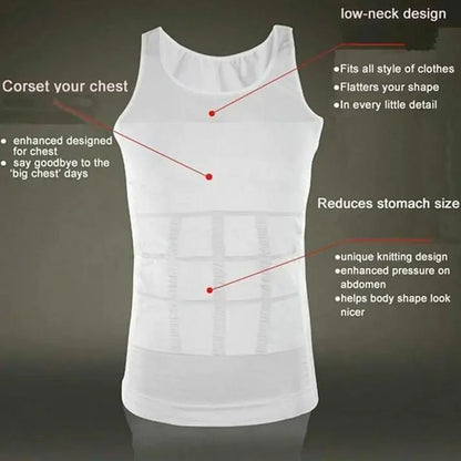 NEW Men's Solid Compression Flexvest